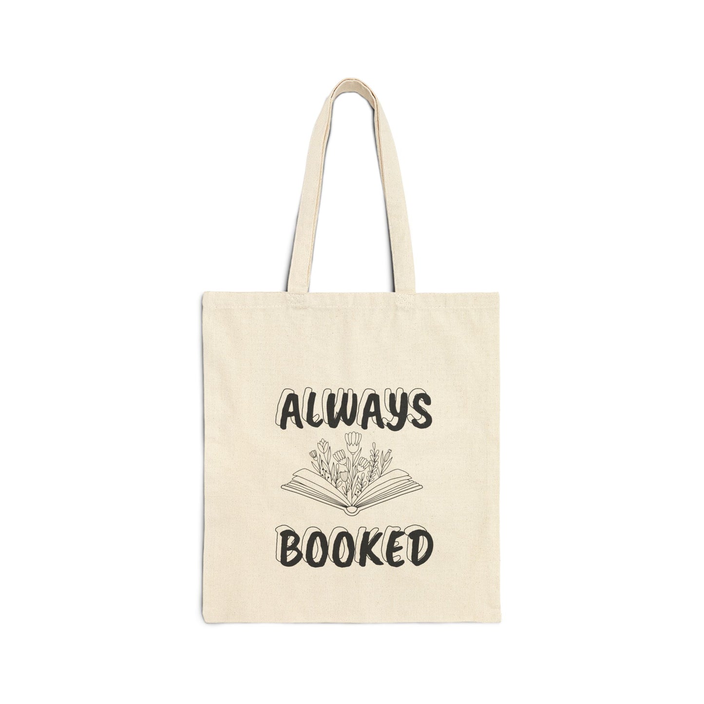 Always Booked – Canvas Tote