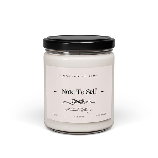 Note To Self (Soy Candle)