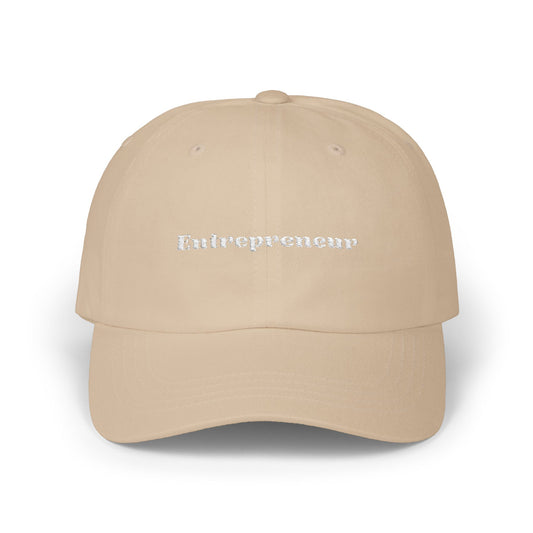 Entrepreneur Classic Dad Cap - Stylish Beige Hat for Ambitious Dads