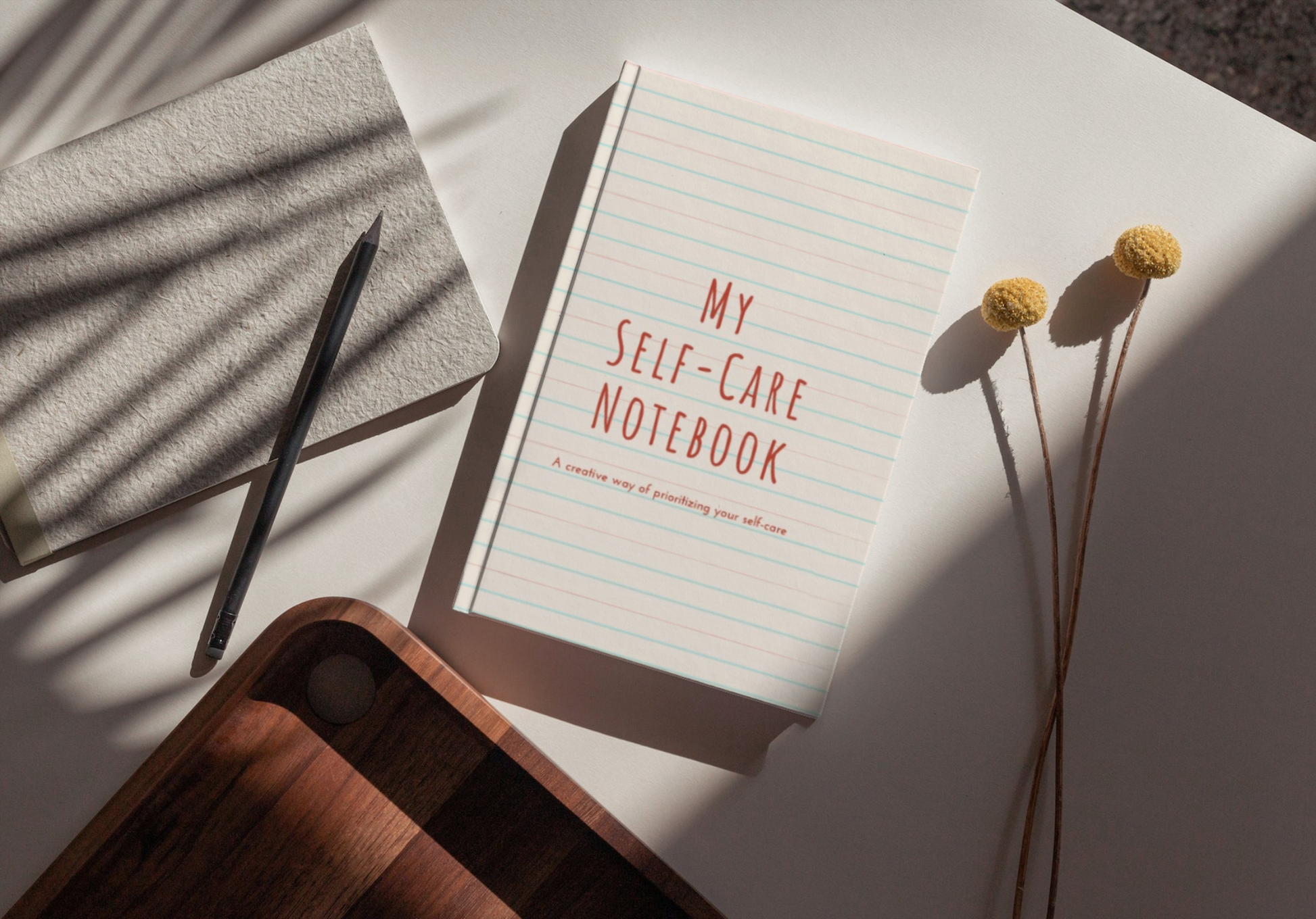 self-care, 5 minute mindfulness journal