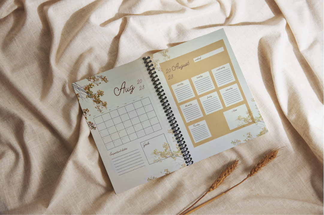 Pressed Florals Yearly Planner