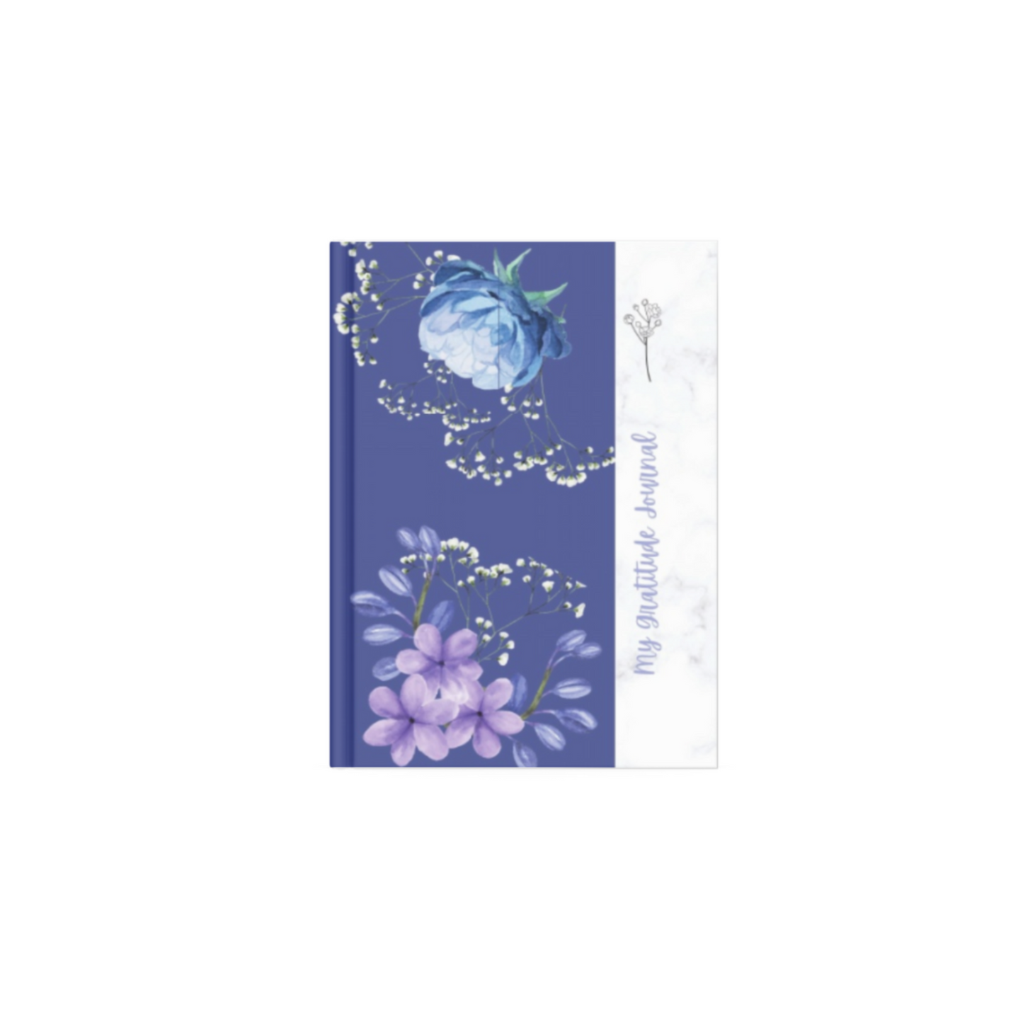 Floral self-care notebook